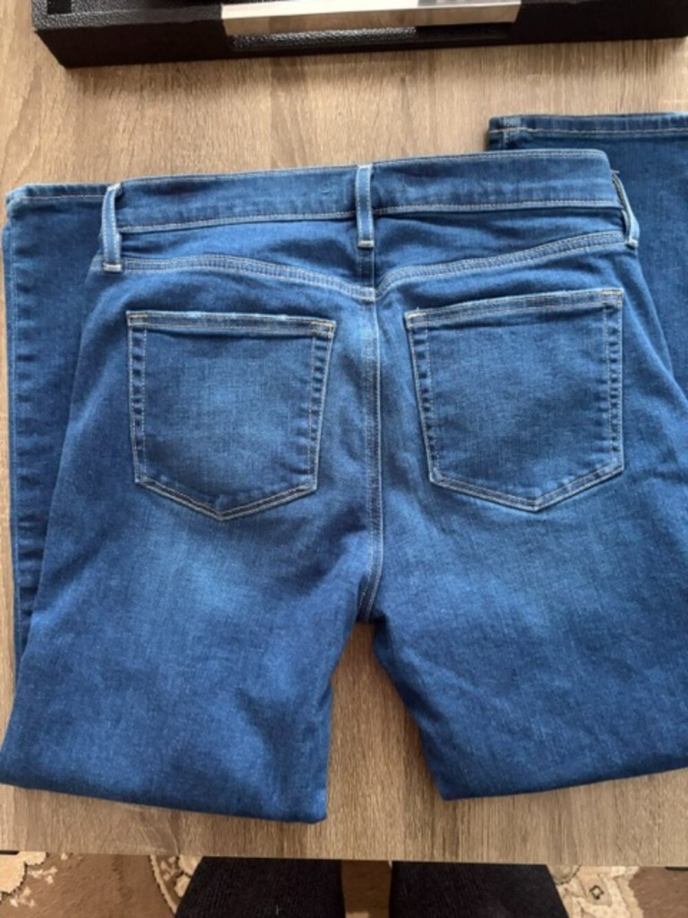 Loft Mid Rise Straight Slim Jeans - Picture 4 of 7